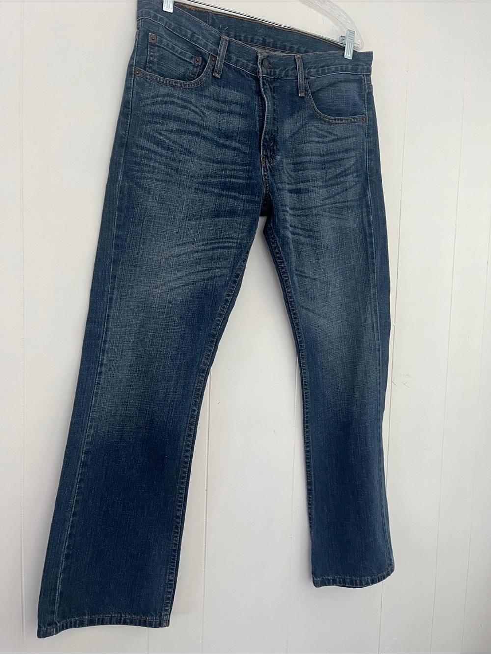 LEVI’s 527 Bootcut Men's Dark Wash Blue Jeans Denim W 33 L 30 - Picture 3 of 14